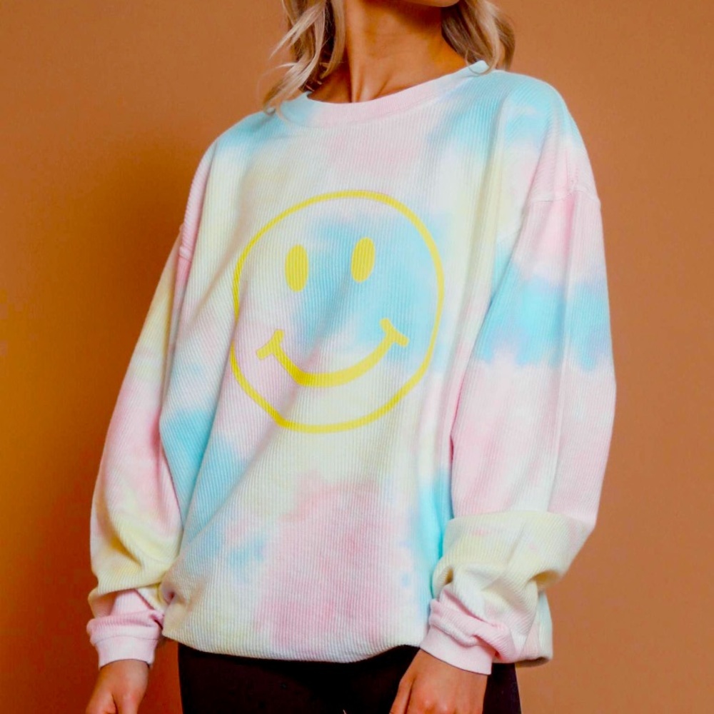 Smiley Tye Dye Cord (NWOT)